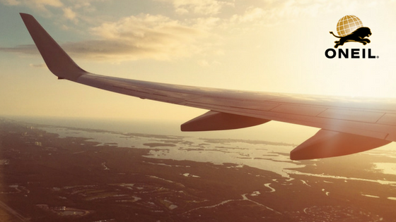 Plane picture with Oneil logo