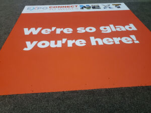 Tradeshow Welcome Sign